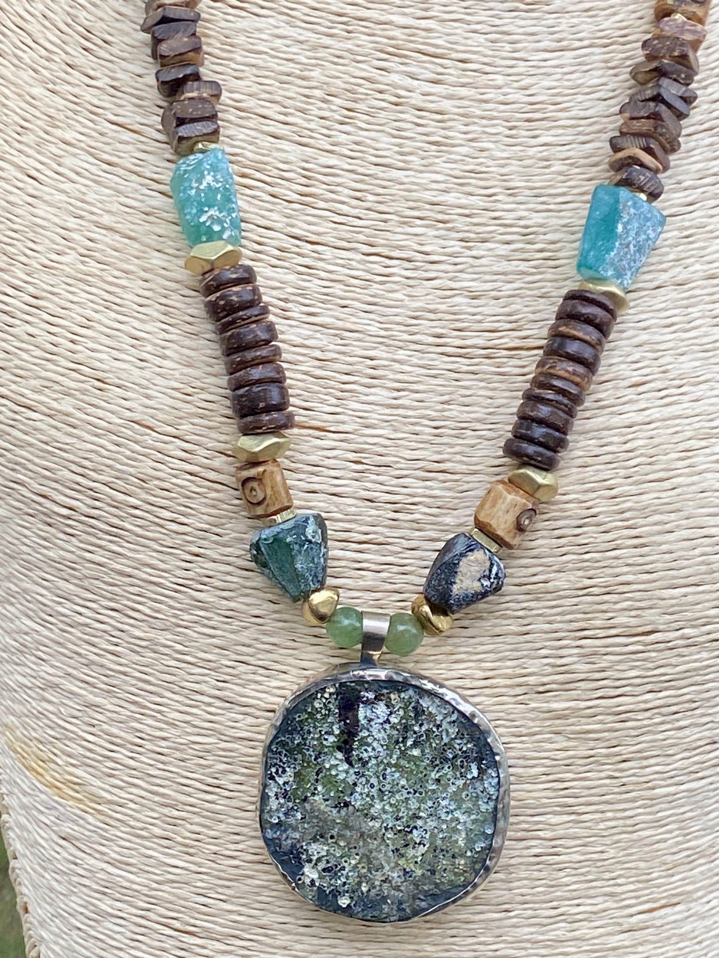 Earthy Roman Glass Necklaces