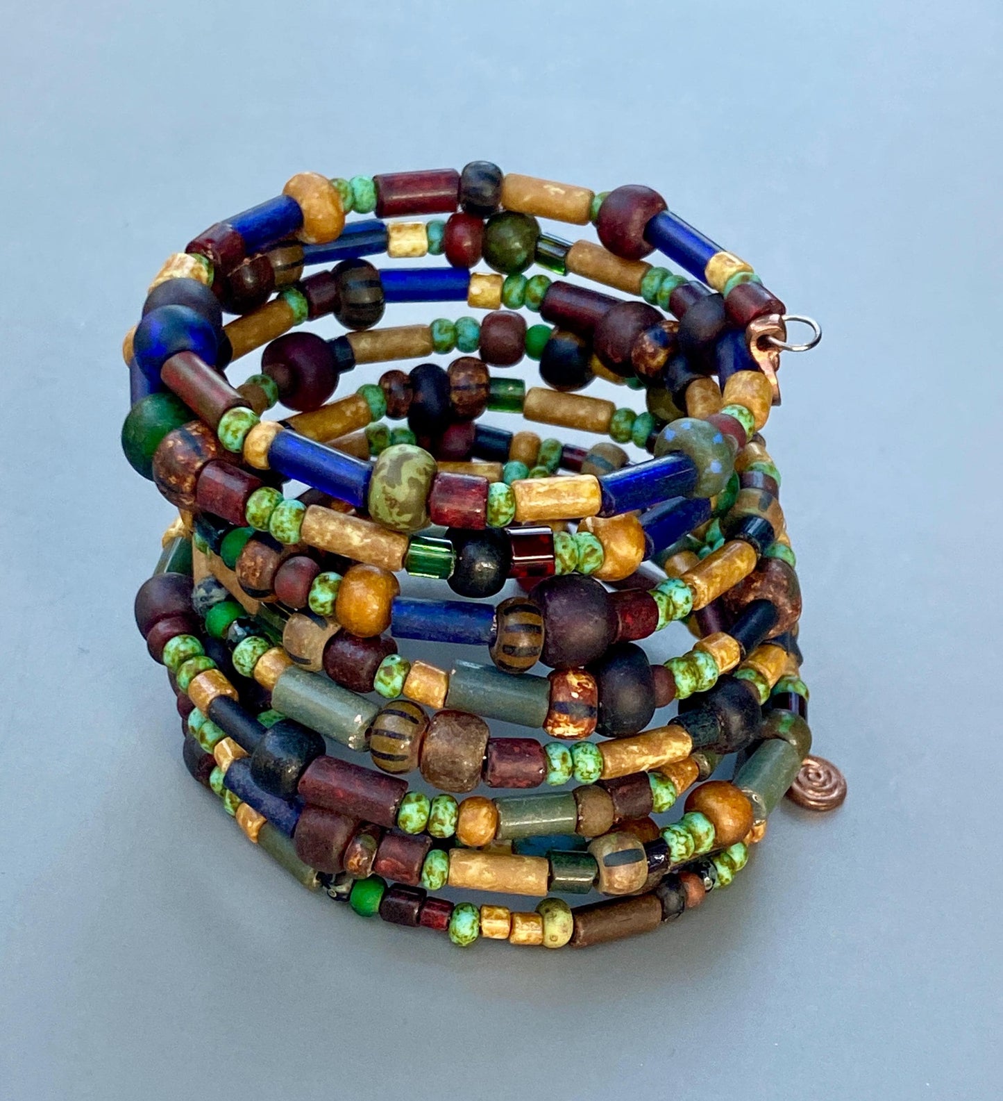 Matte and Aged Picasso Boho Bangle