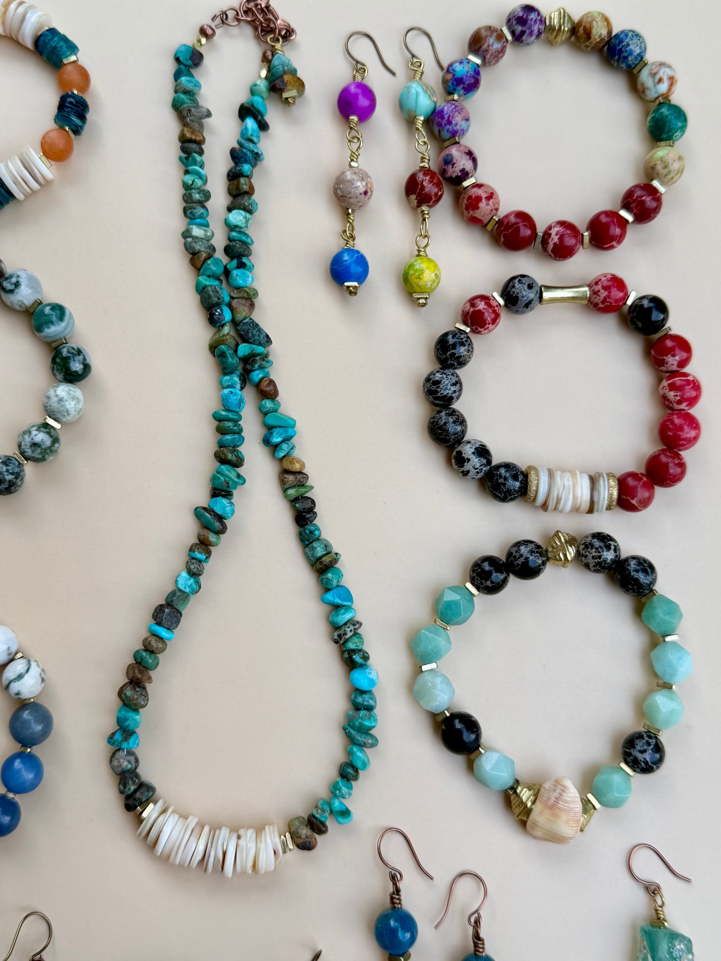 Colorful Sediment Jasper Bracelet