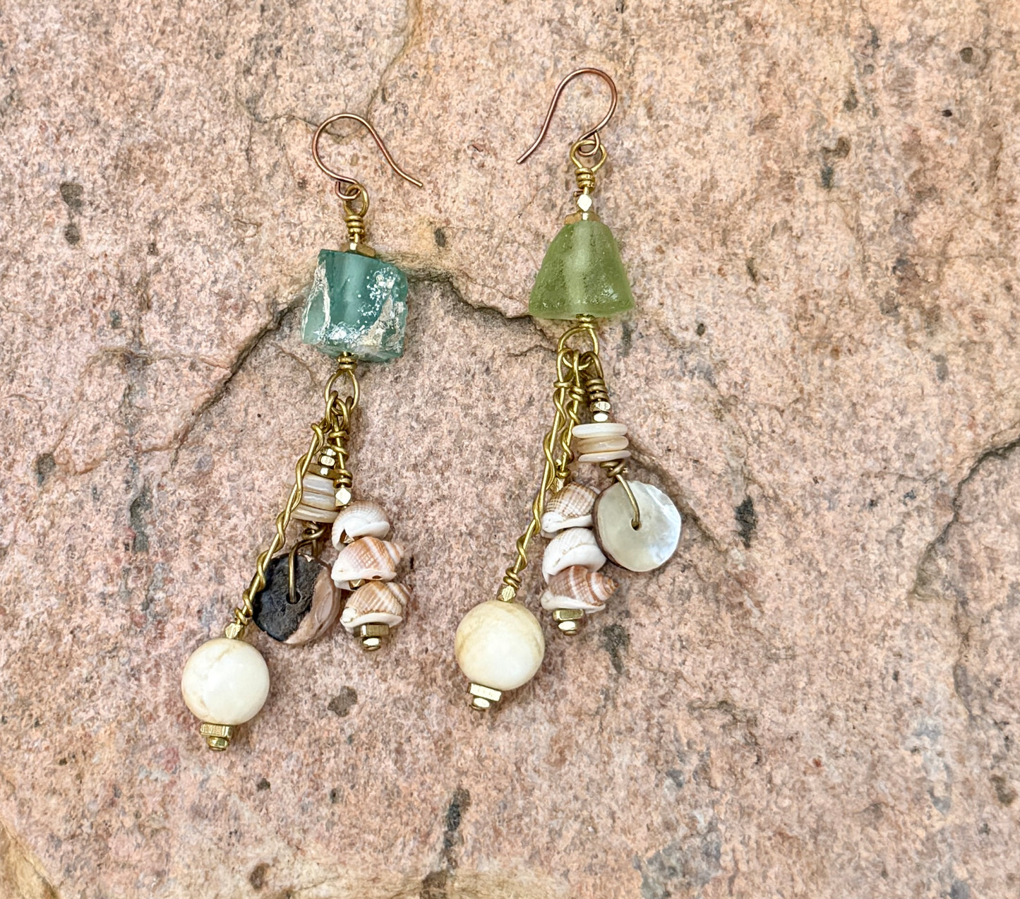 Coastal Earrings • Beach Vibes • Ocean Hues Jewelry