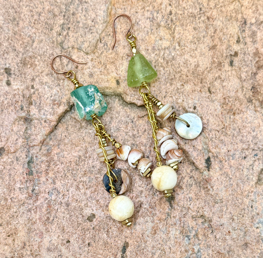 Coastal Earrings • Beach Vibes • Ocean Hues Jewelry
