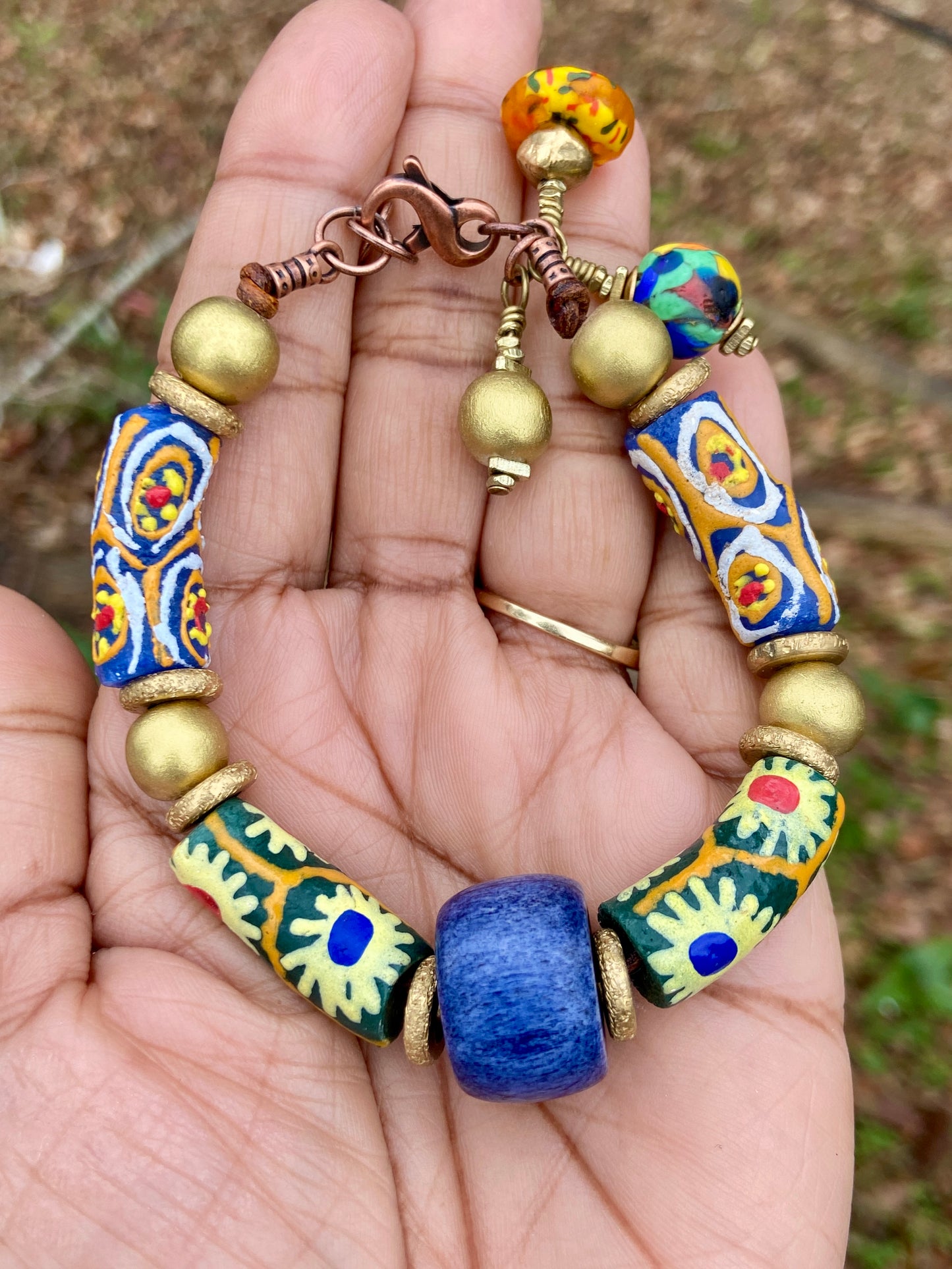 Global Festive Collab• Krobo Beads • Agate Gemstone • Karaga Beads • Horn Beads
