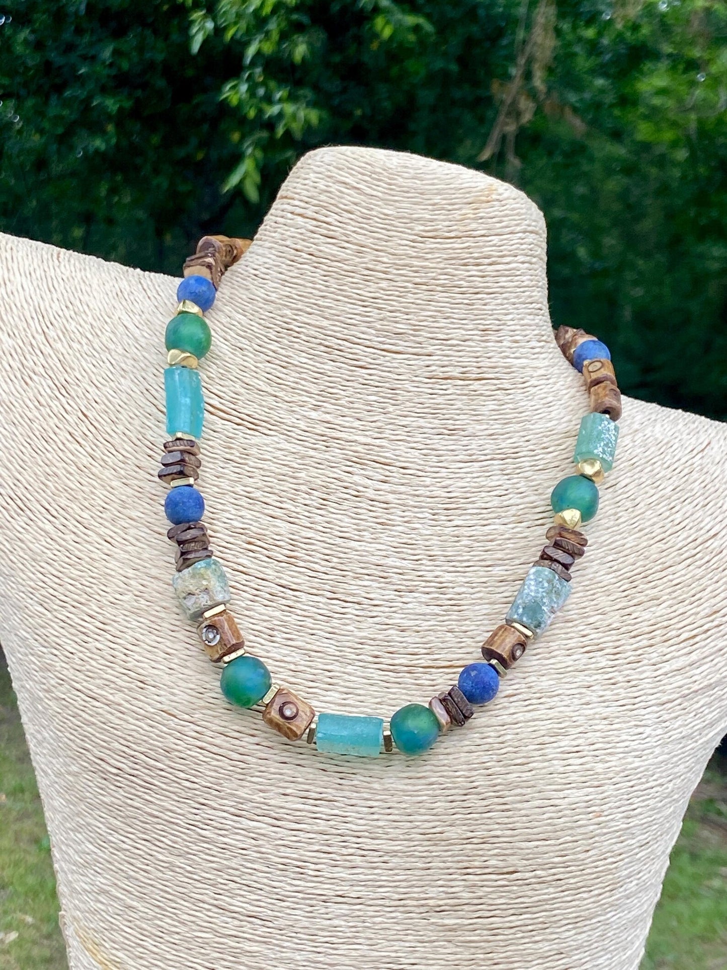 Earthy Roman Glass Necklaces