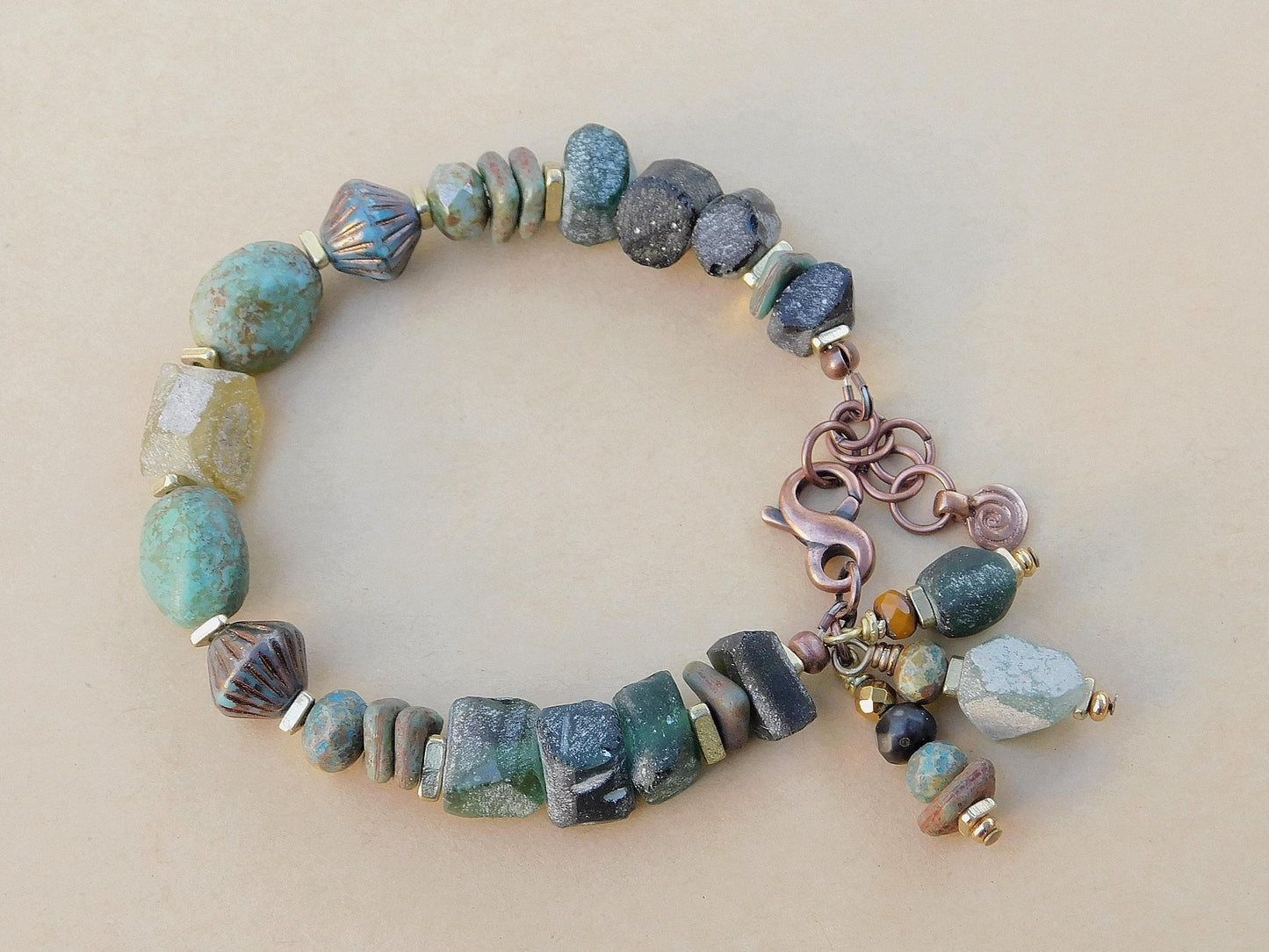 Rustic Roman Glass Bracelet