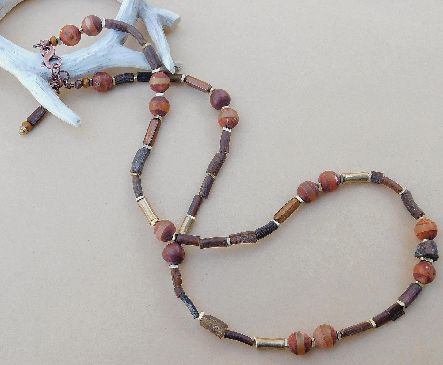Pantone Color of the Year Mocha Mousse Necklace