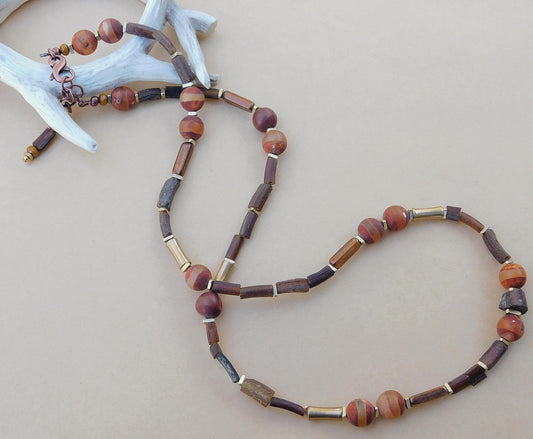 Pantone Color of the Year Mocha Mousse Necklace