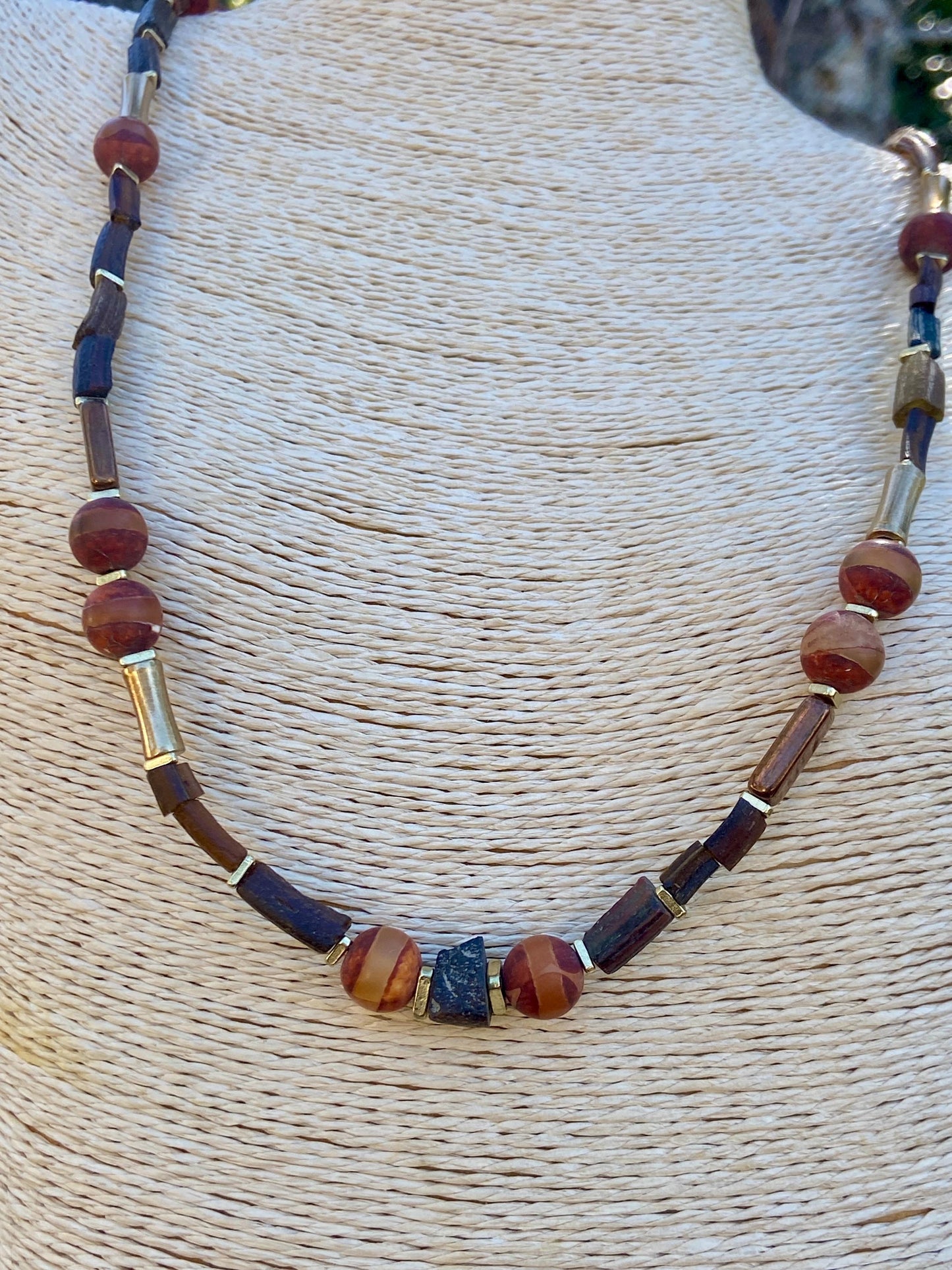 Pantone Color of the Year Mocha Mousse Necklace