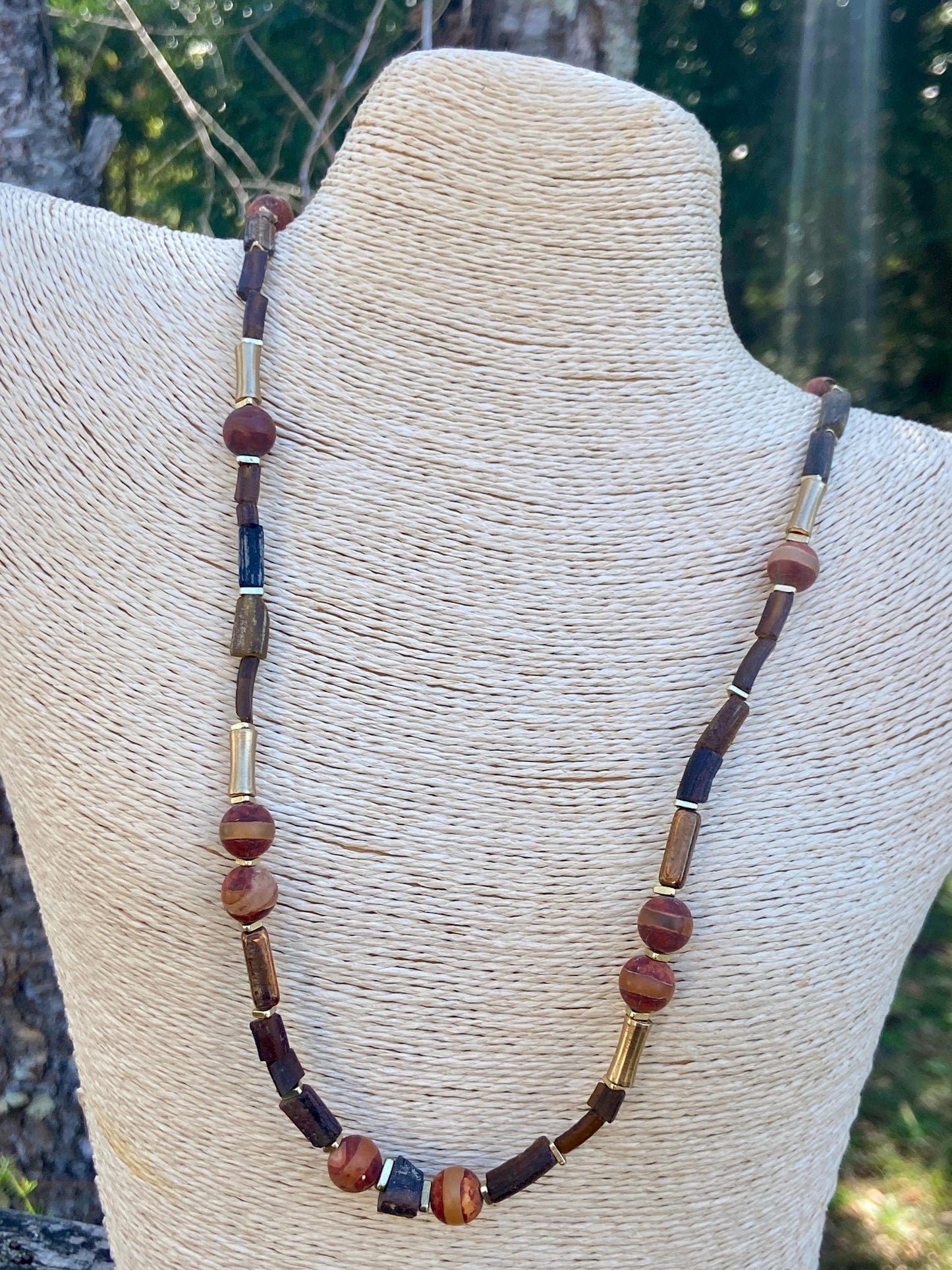 Pantone Color of the Year Mocha Mousse Necklace