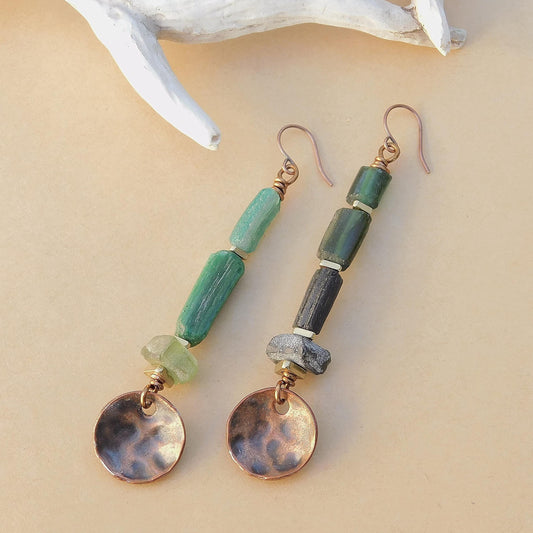 Roman Glass Earrings