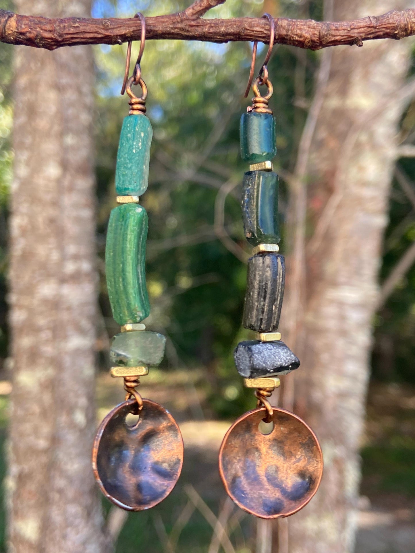 Roman Glass Earrings