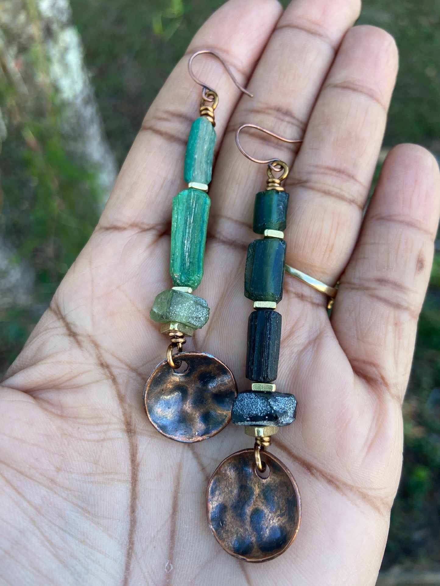 Roman Glass Earrings