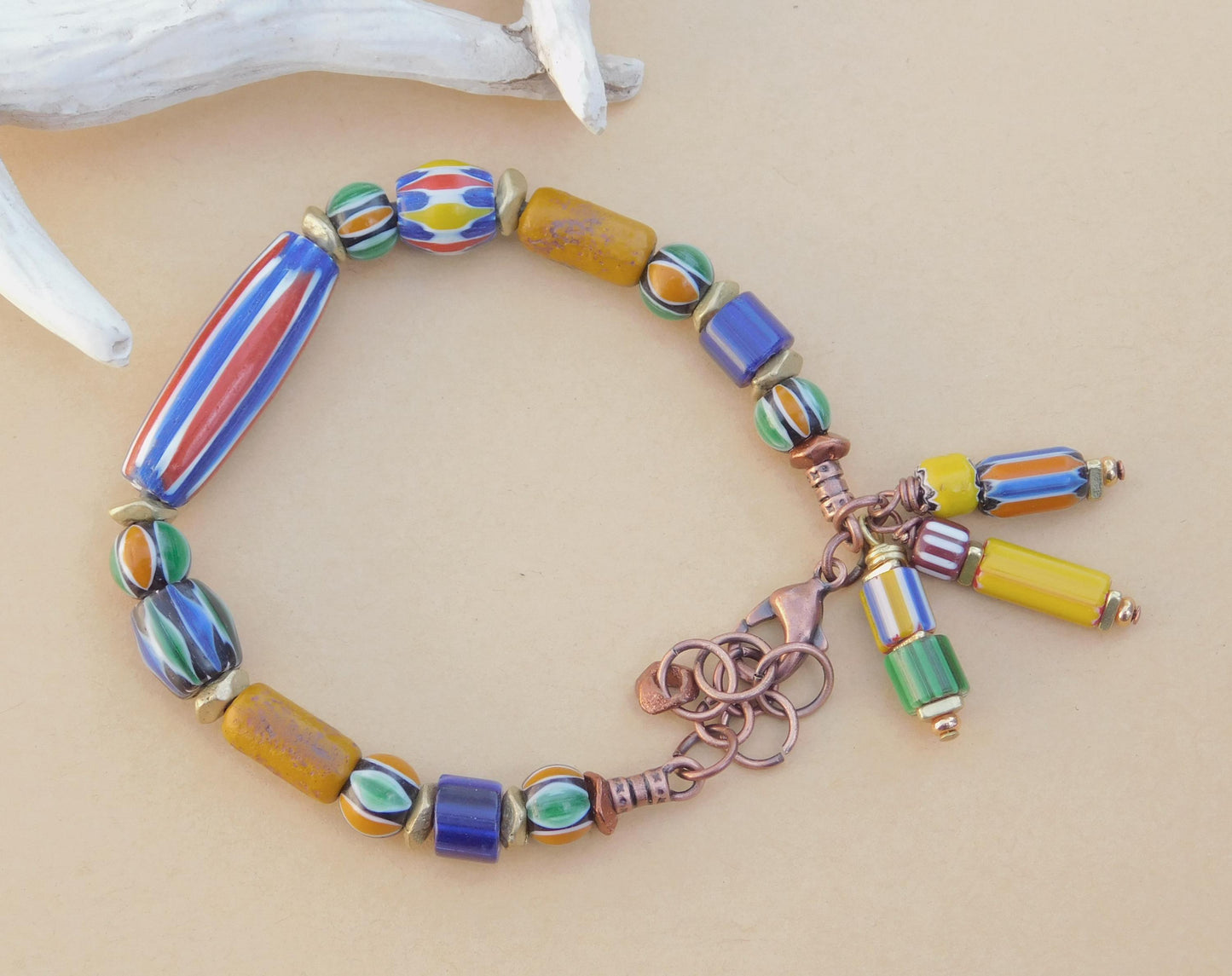 Multi Color Chevron Bracelet
