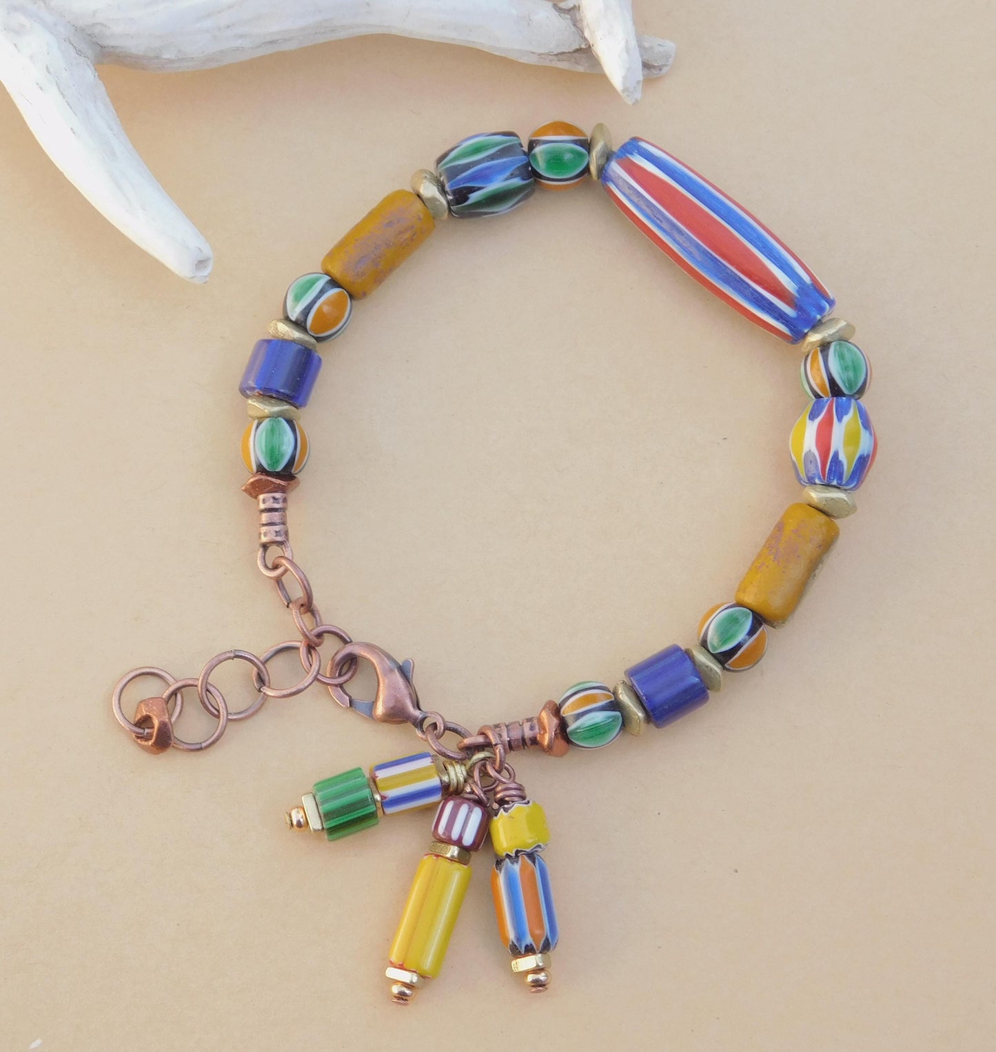 Multi Color Chevron Bracelet