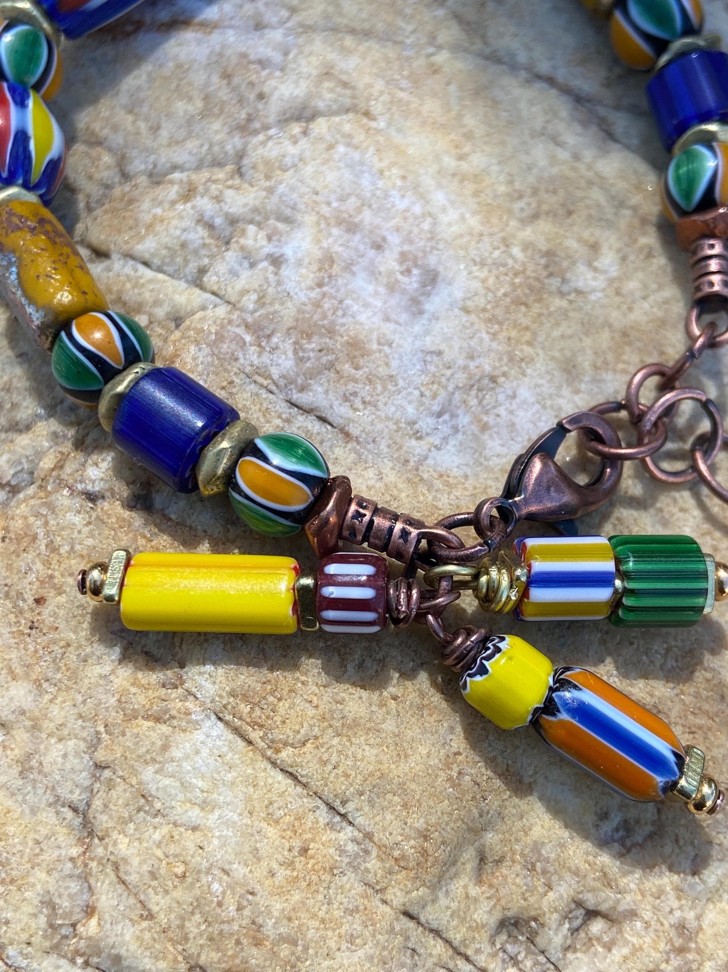 Multi Color Chevron Bracelet