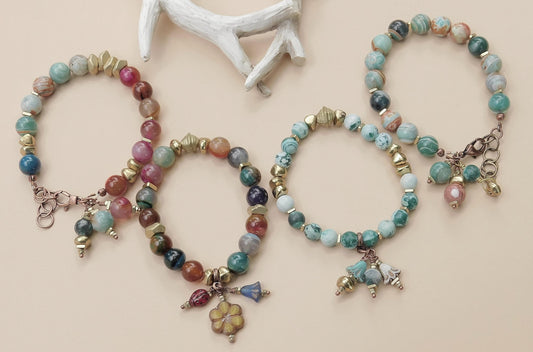 Agate Gemstone Bracelets