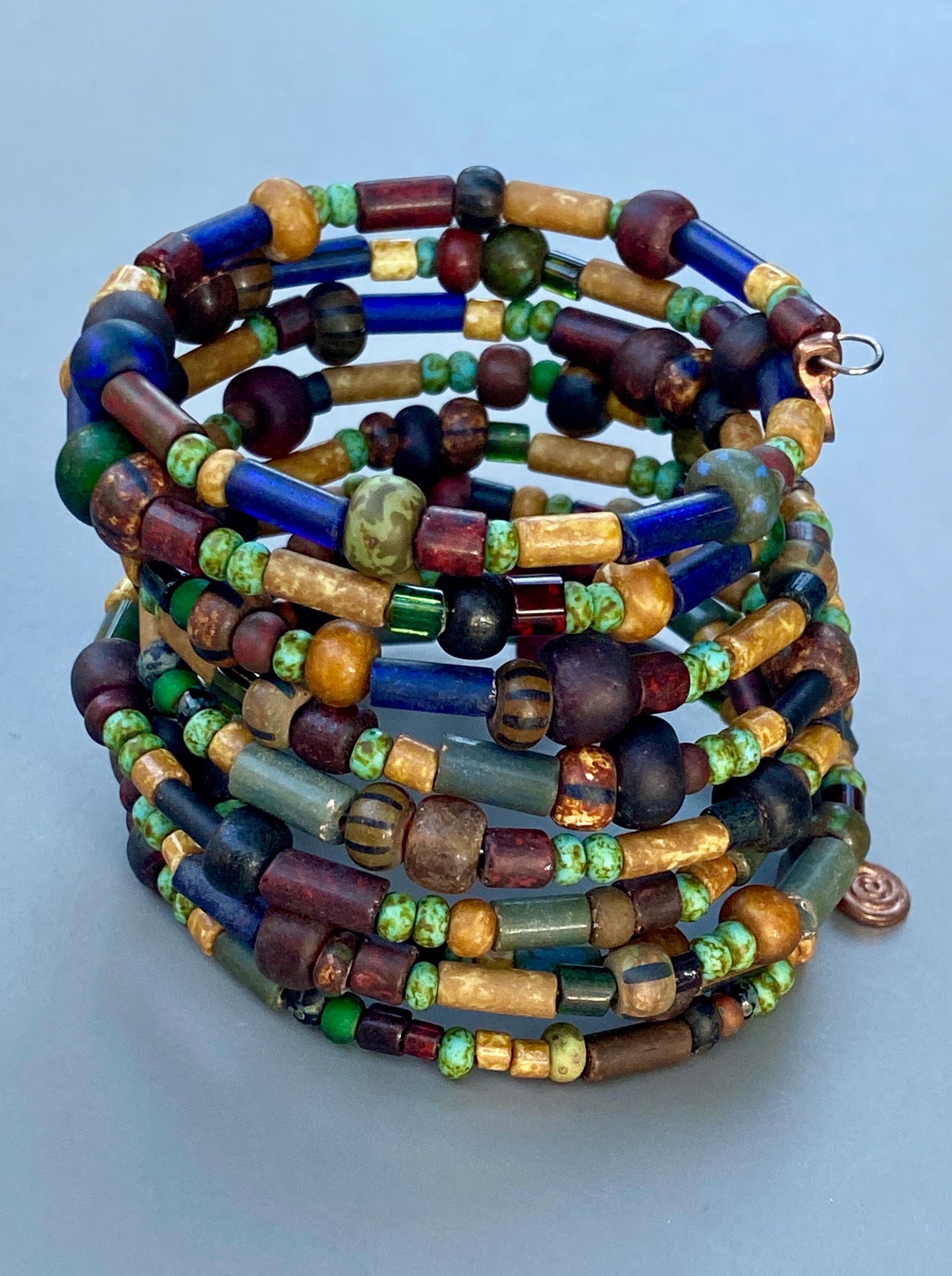 Matte and Aged Picasso Boho Bangle