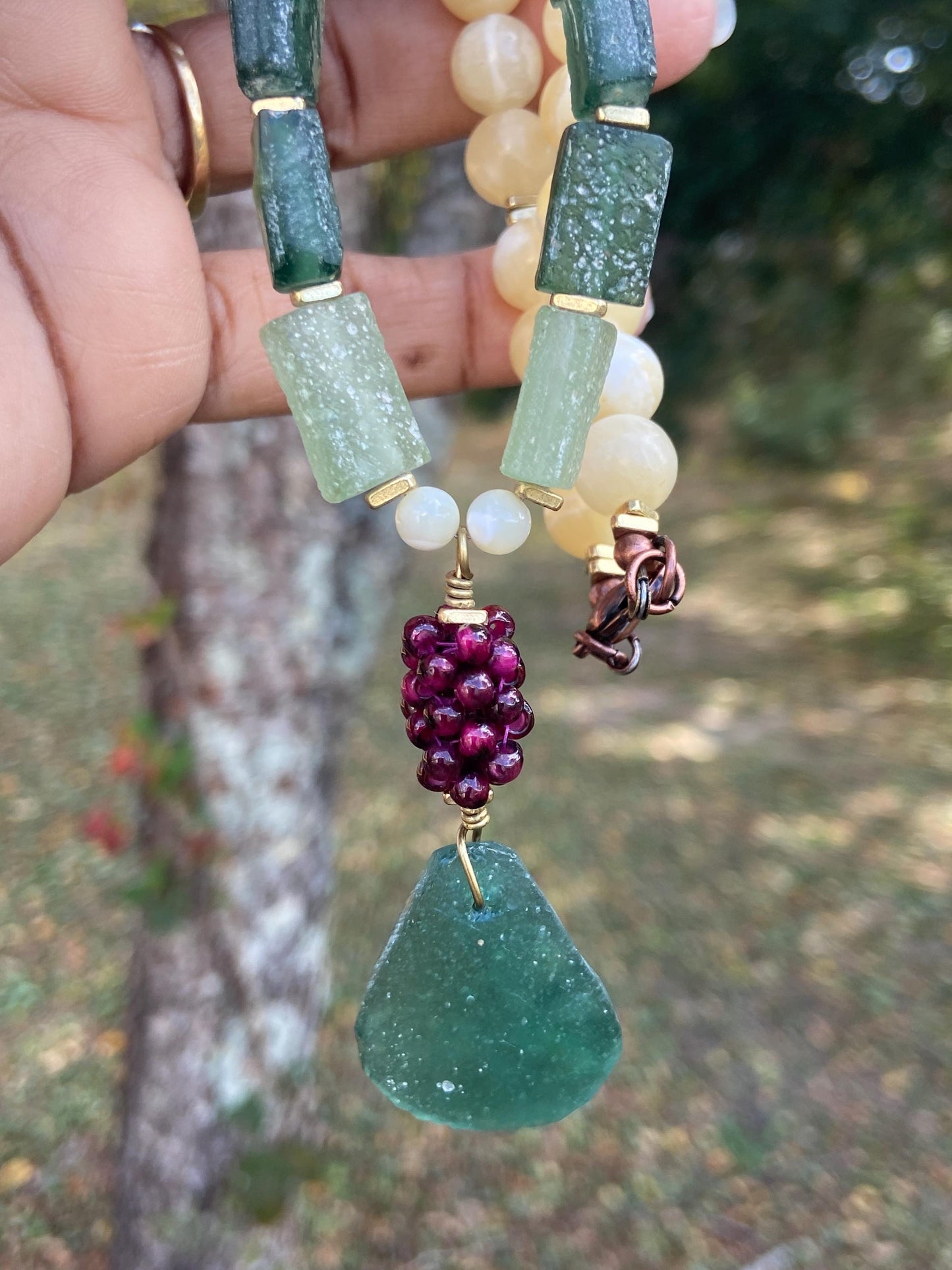 One-of-a-Kind Roman Glass & Gemstone Jewelry