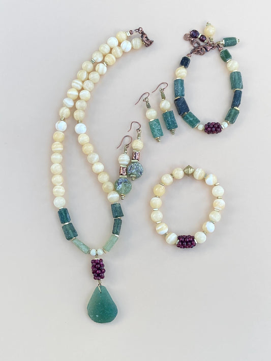 One-of-a-Kind Roman Glass & Gemstone Jewelry