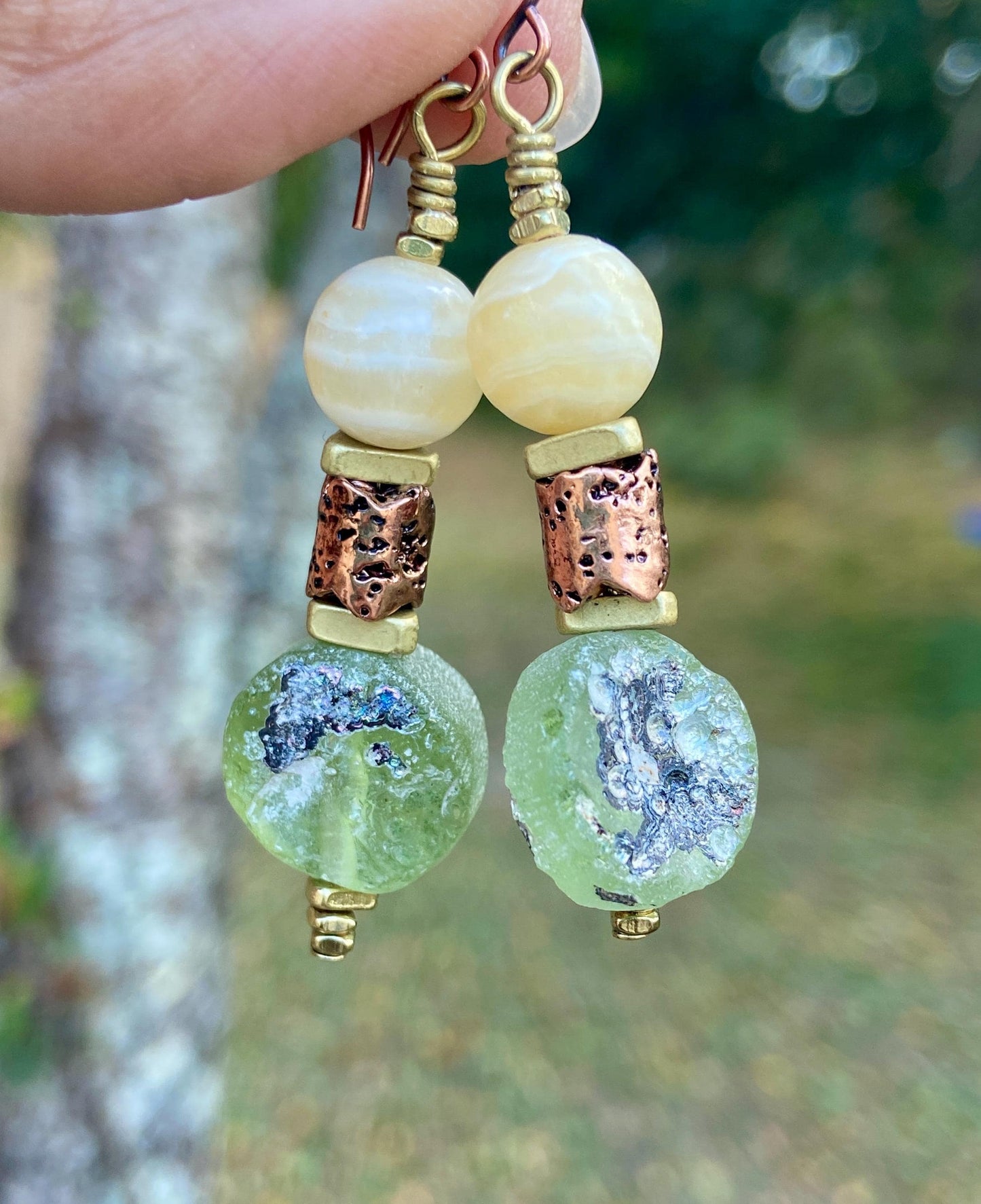 One-of-a-Kind Roman Glass & Gemstone Jewelry