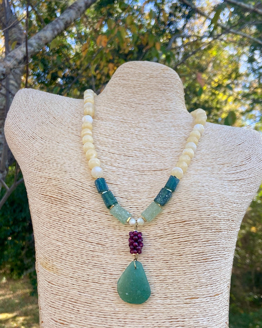 One-of-a-Kind Roman Glass & Gemstone Jewelry