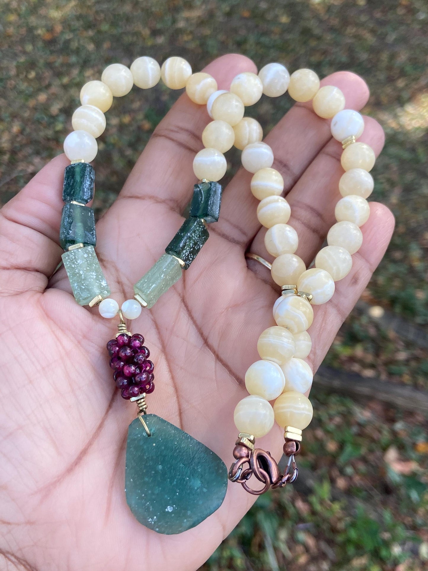 One-of-a-Kind Roman Glass & Gemstone Jewelry