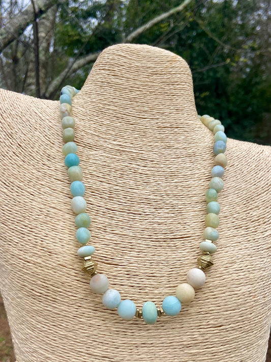 Matte Amazonite Necklace