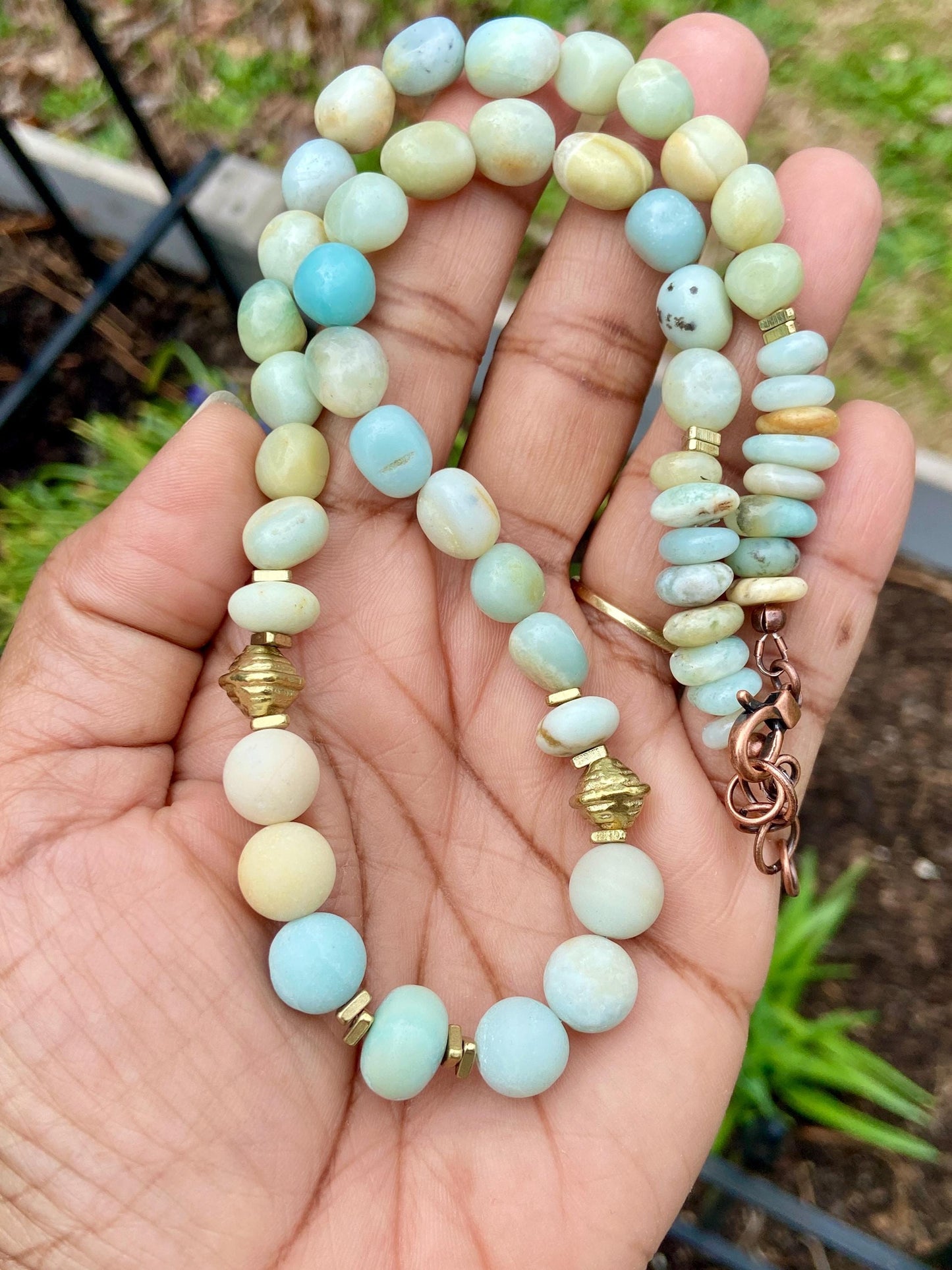 Matte Amazonite Necklace